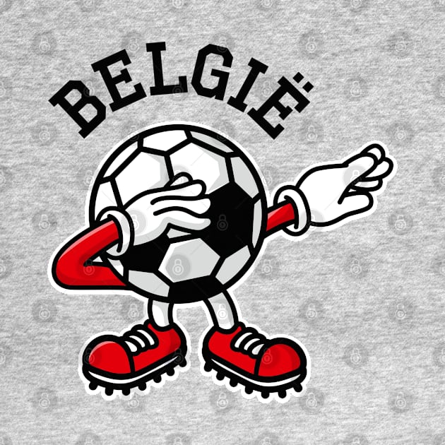 België Belgium dab dabbing soccer football by LaundryFactory